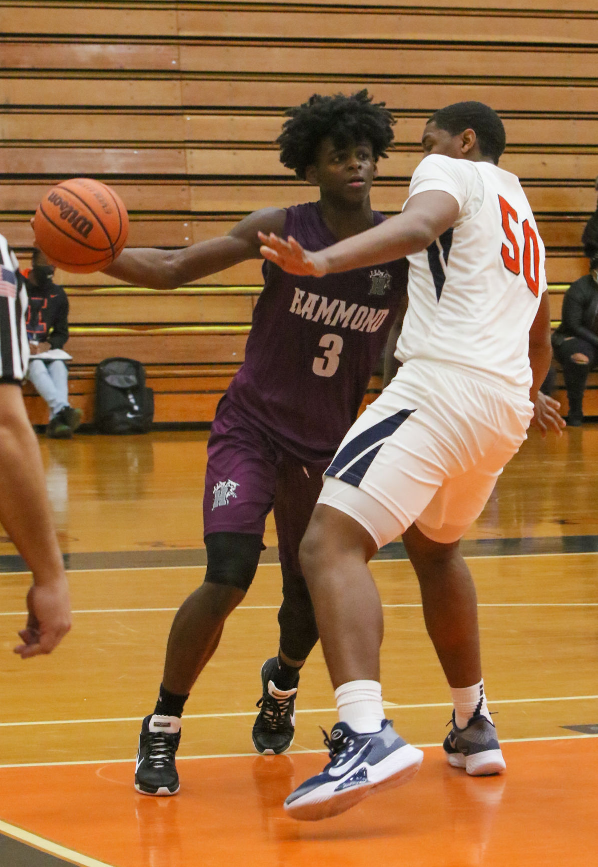 Hammond visits West Side boys basketball